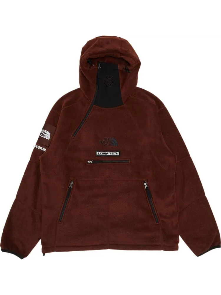 Пуловер Supreme x The North Face Steep Tech Fleece Pullover 'Brown' — изображение 1 из 3, коричневый