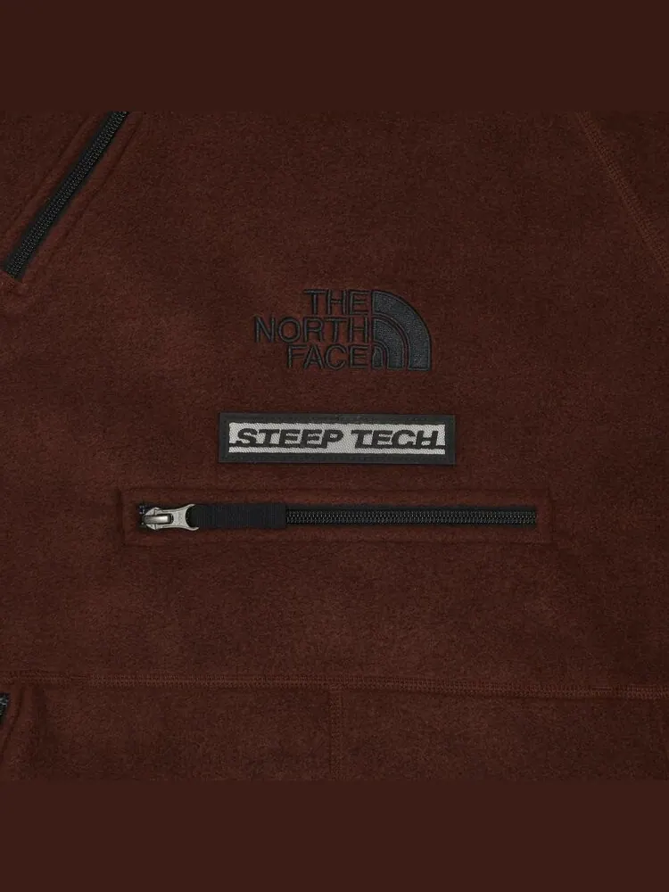 Пуловер Supreme x The North Face Steep Tech Fleece Pullover 'Brown' — изображение 3 из 3, коричневый