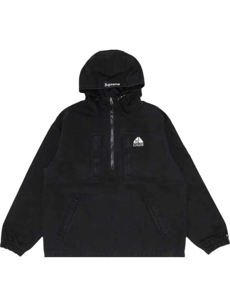 Пуловер Supreme x Nike ACG Denim Pullover 'Black' — изображение 1 из 3, черный