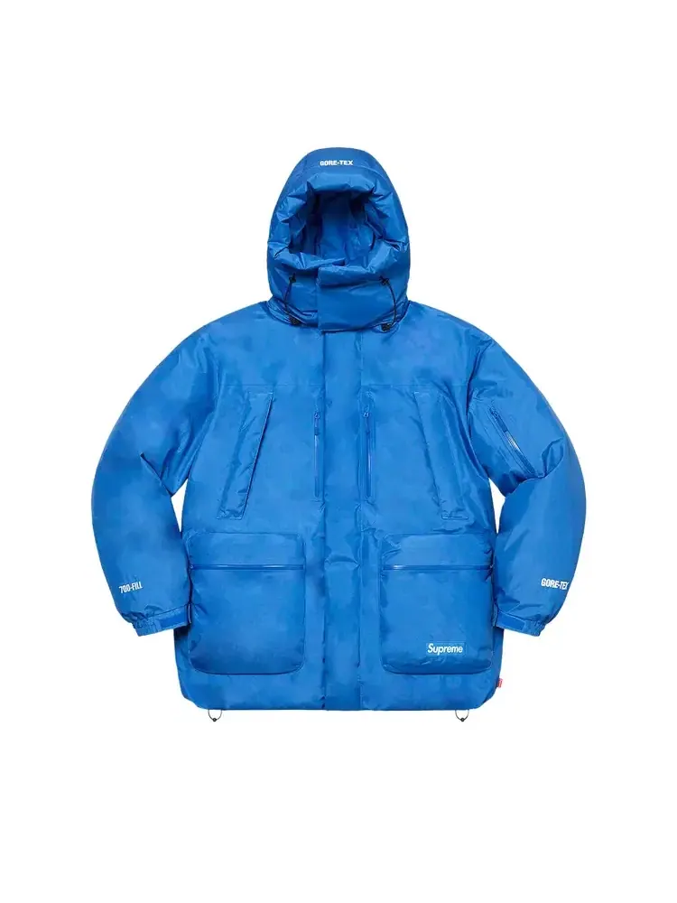 Пуховая парка Supreme GORE-TEX 700-Fill — изображение 1 из 3, синий