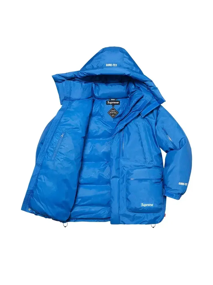 Пуховая парка Supreme GORE-TEX 700-Fill — изображение 3 из 3, синий