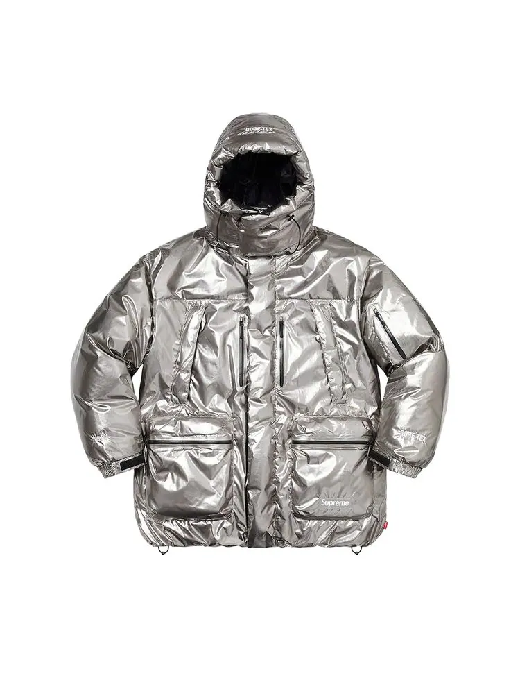 Парка Supreme GORE-TEX Down — изображение 1 из 3, серебряный