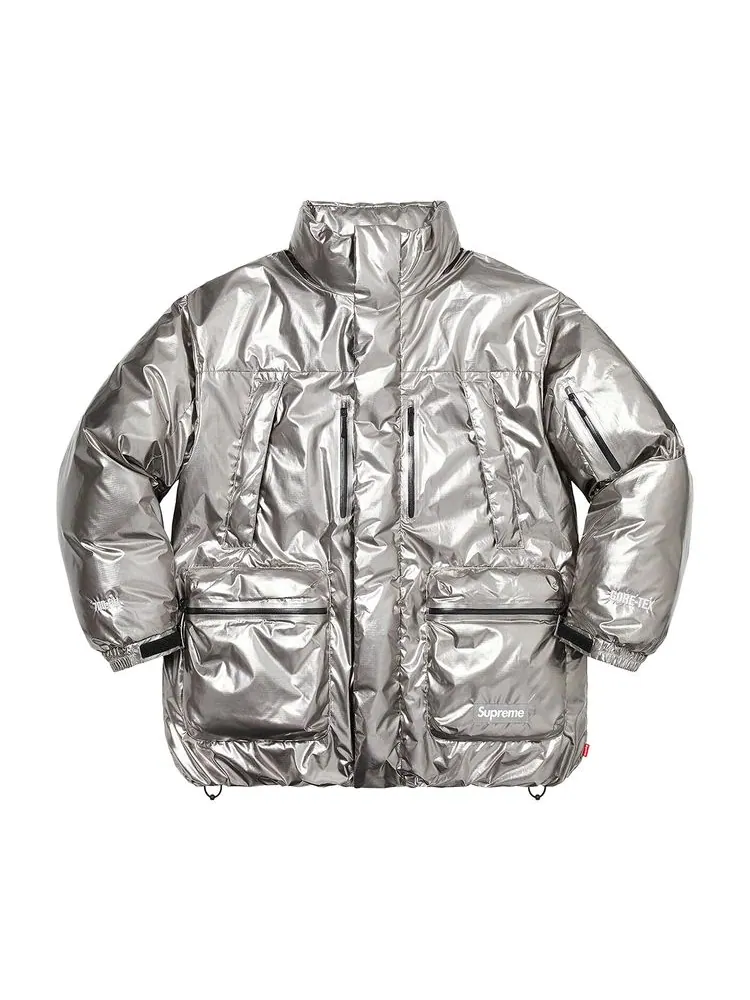 Парка Supreme GORE-TEX Down — изображение 3 из 3, серебряный