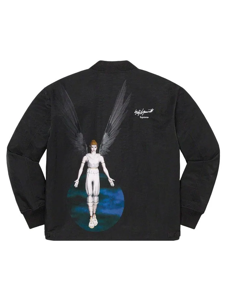 Куртка Supreme x Yohji Yamamoto x TEKKEN Nylon Bomber Jacket — изображение 2 из 2, черный