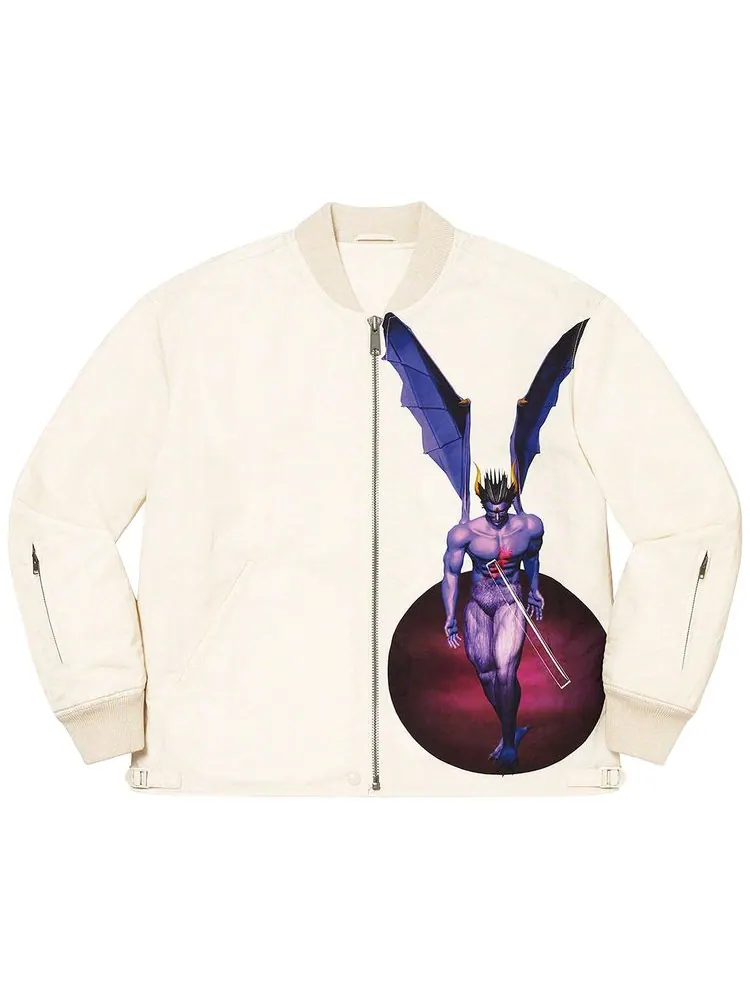 Куртка Supreme x Yohji Yamamoto x TEKKEN Nylon Bomber Jacket 'Natural' — изображение 1 из 2, прозрачный
