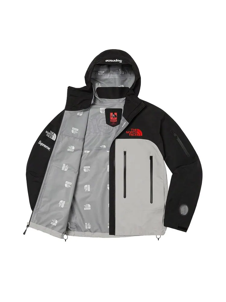 Куртка Supreme x The North Face Taped Seam Shell Jacket 'Grey' — изображение 3 из 3, серый