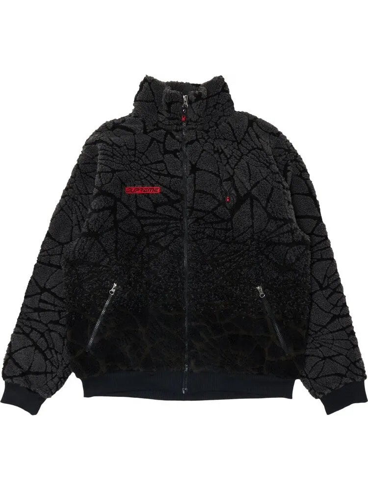 Куртка Supreme x Spyder Web Polar Fleece Jacket 'Black' — изображение 1 из 3, черный