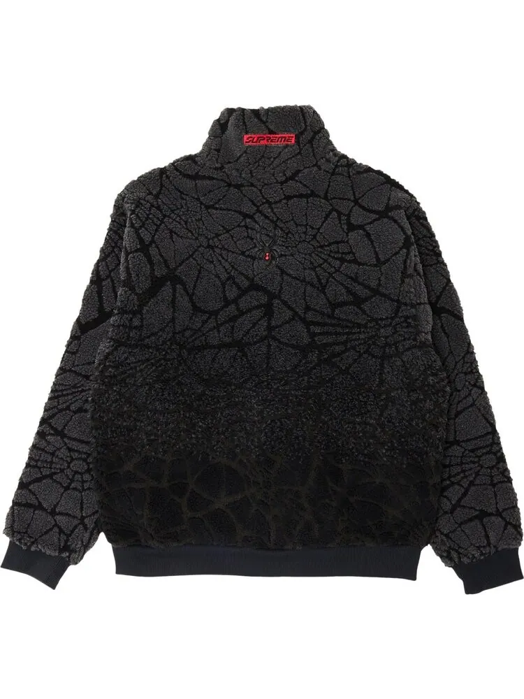 Куртка Supreme x Spyder Web Polar Fleece Jacket 'Black' — изображение 2 из 3, черный