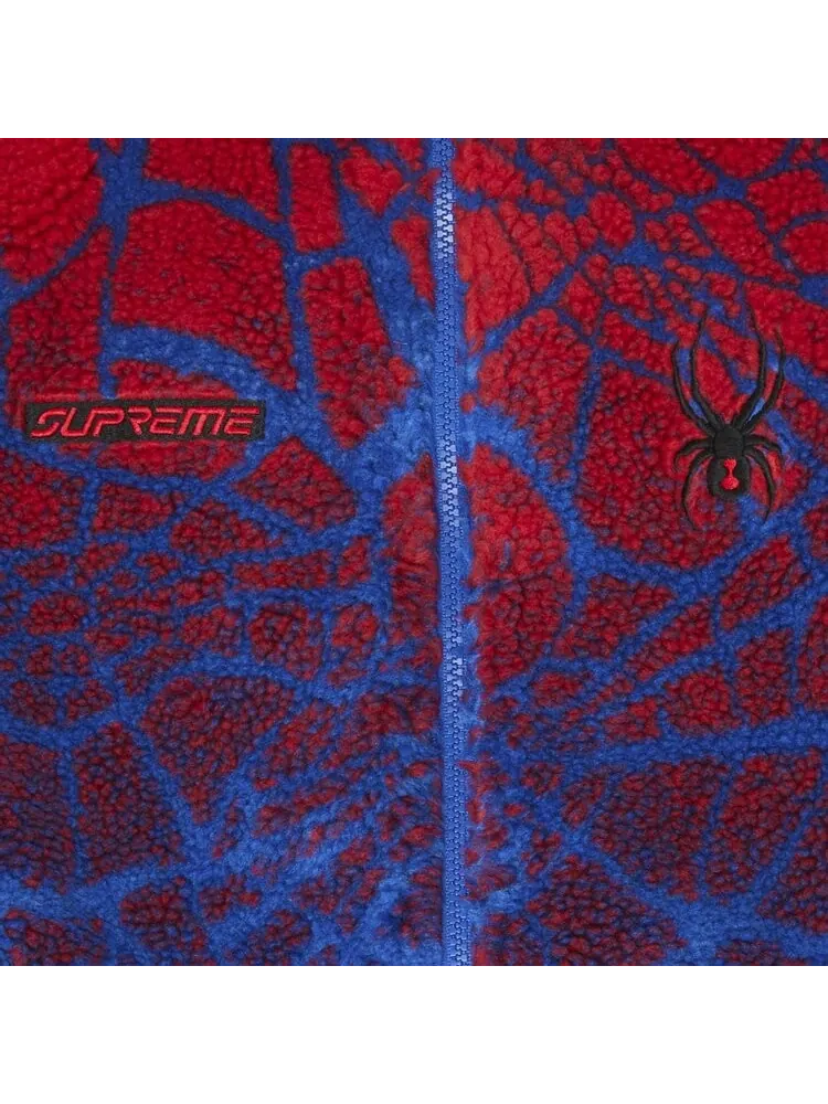 Куртка Supreme x Spyder Web Polar Fleece Jacket 'Royal' — изображение 3 из 3, синий
