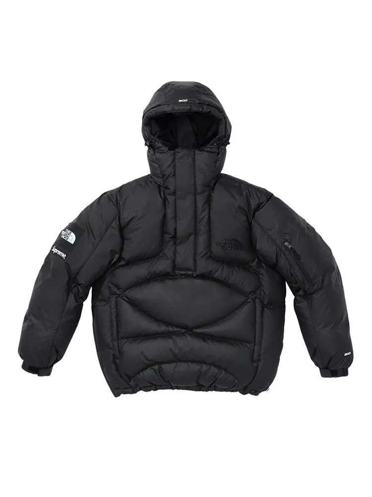 Пуловер Supreme x The North Face 800-Fill Half Zip Hooded Pullover Black — изображение 1 из 2, черный