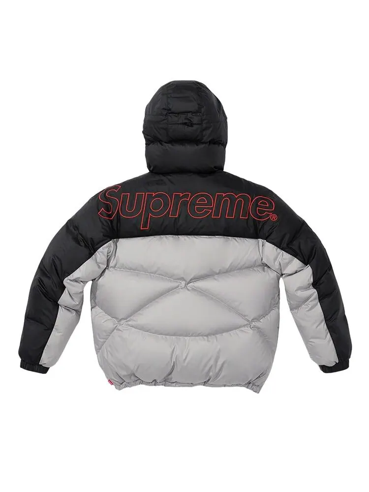 Пуловер Supreme x The North Face 800-Fill Half Zip Hooded Pullover Grey — изображение 2 из 2, серый