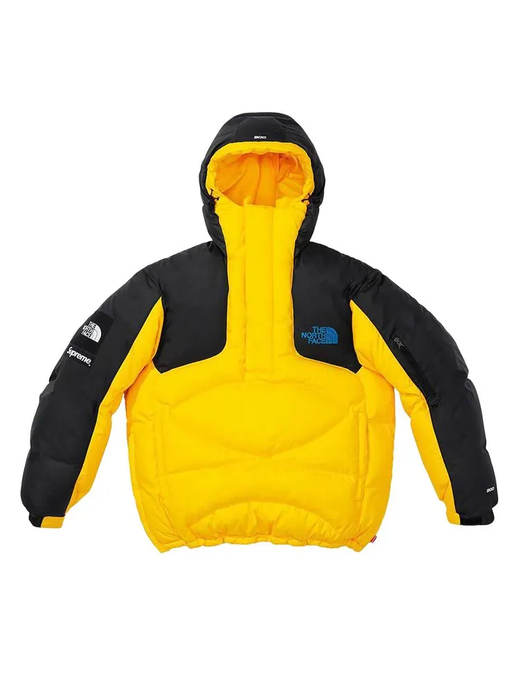 Пуловер Supreme x The North Face 800-Fill Half Zip Hooded Pullover 'Yellow' — изображение 1 из 2, желтый