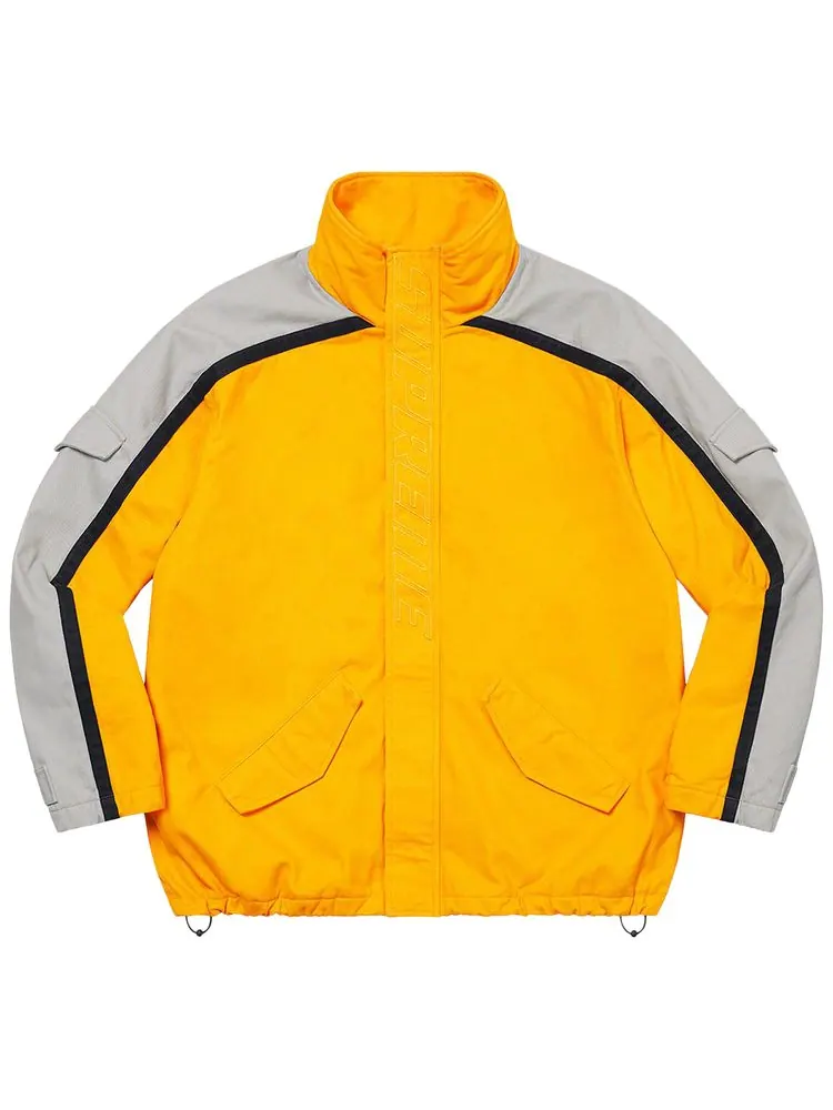 Куртка Supreme Brushed Twill Zip Jacket 'Yellow' — изображение 1 из 2, желтый