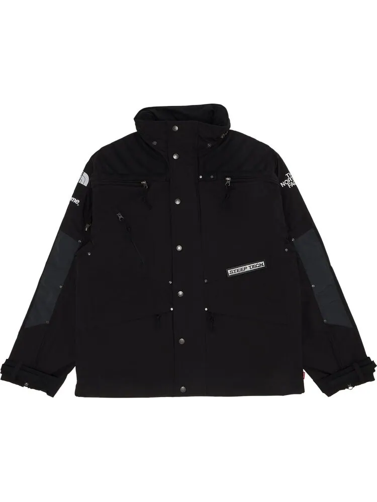 Куртка Supreme x The North Face Steep Tech Apogee Jacket 'Black' — изображение 1 из 3, черный