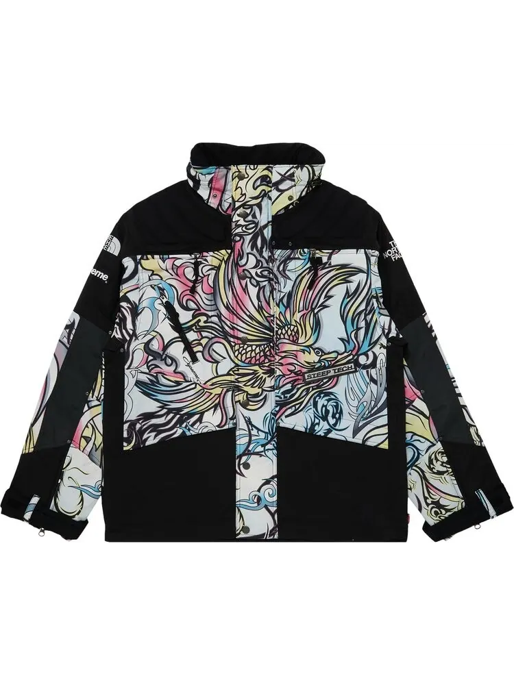 Куртка Supreme x The North Face Steep Tech Apogee Jacket 'Multicolor Dragon' — изображение 1 из 3, мульти