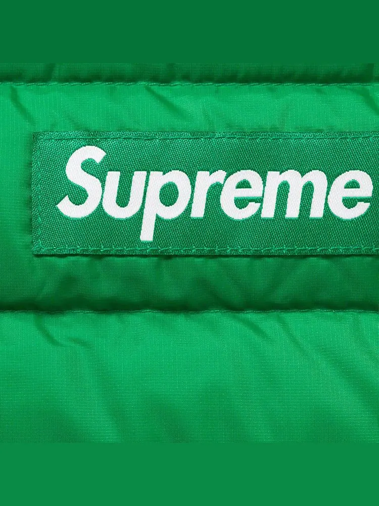 Пуловер Supreme Micro Down Half Zip Hooded Pullover 'Green' — изображение 3 из 3, зеленый