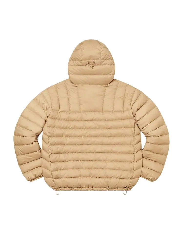 Пуловер Supreme Micro Down Half Zip Hooded Pullover 'Tan' — изображение 2 из 2, бежевый
