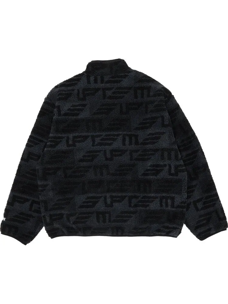 Куртка Supreme Geo Reversible WINDSTOPPER Fleece Jacket 'Black' — изображение 2 из 4, черный