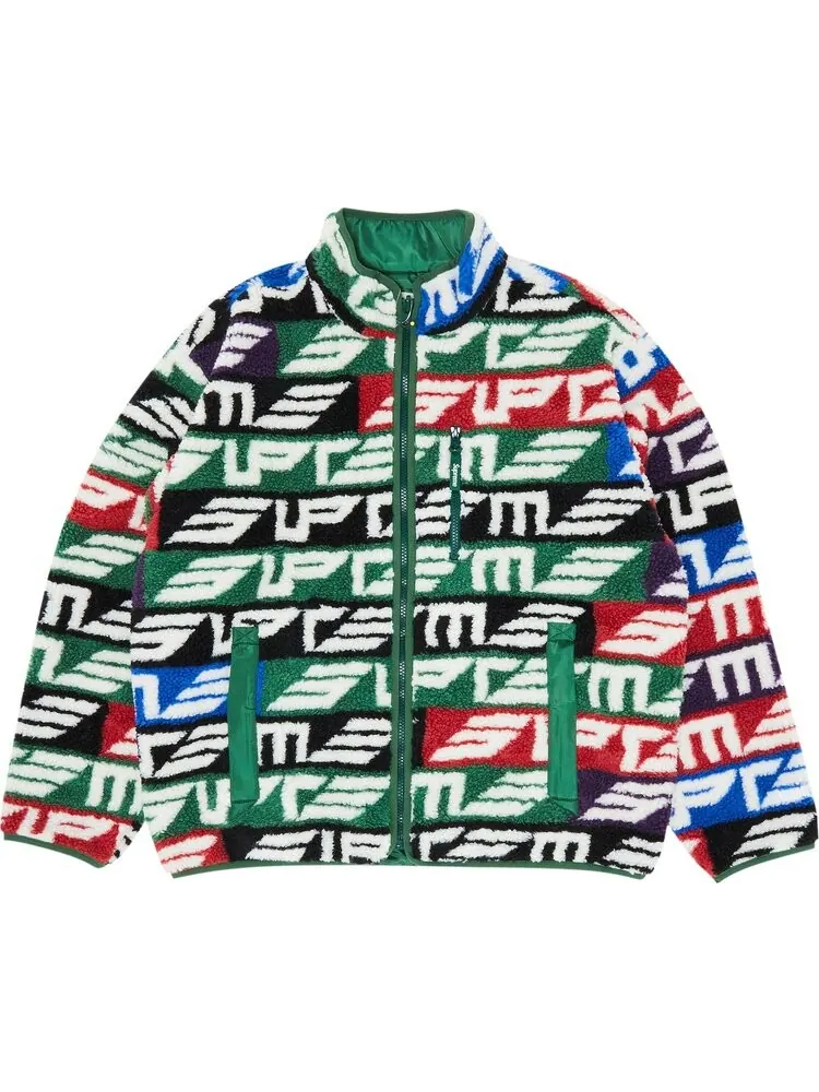 Куртка Supreme Geo Reversible WINDSTOPPER Fleece Jacket 'Multicolor' — изображение 1 из 4, мульти
