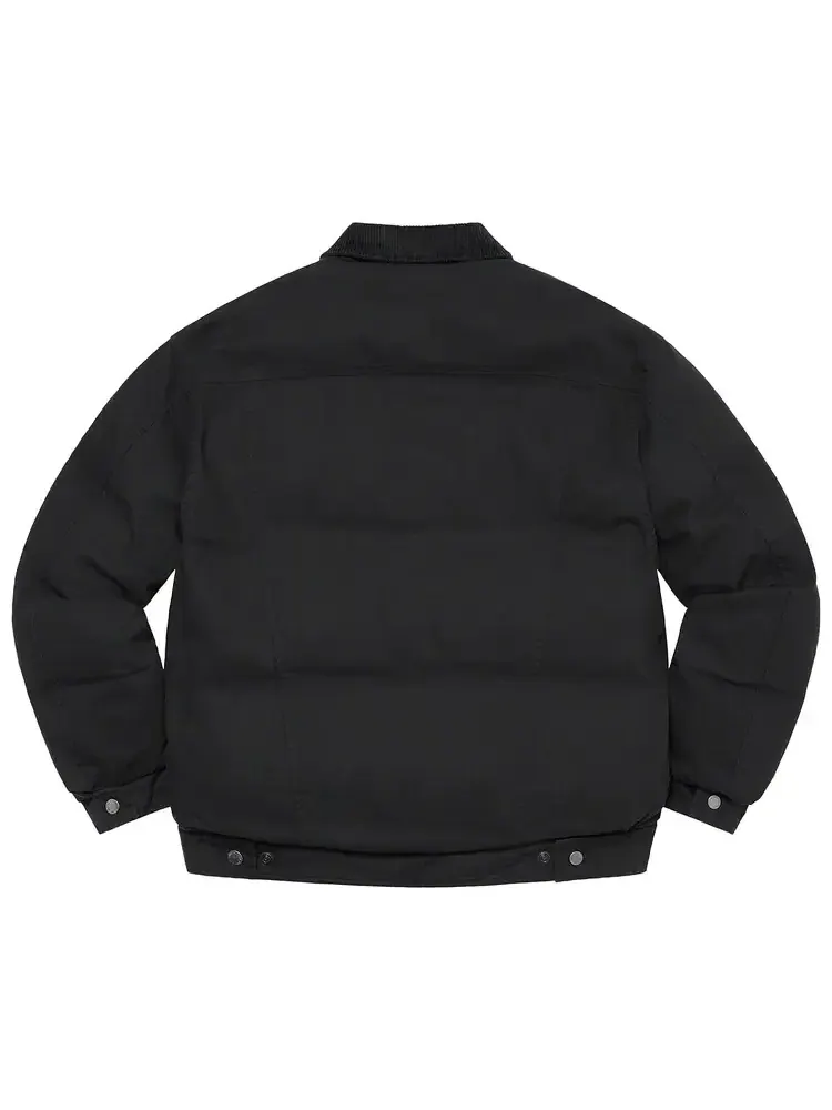 Куртка-тракер Supreme x Schott Canvas Down Trucker Jacket — изображение 2 из 3, черный