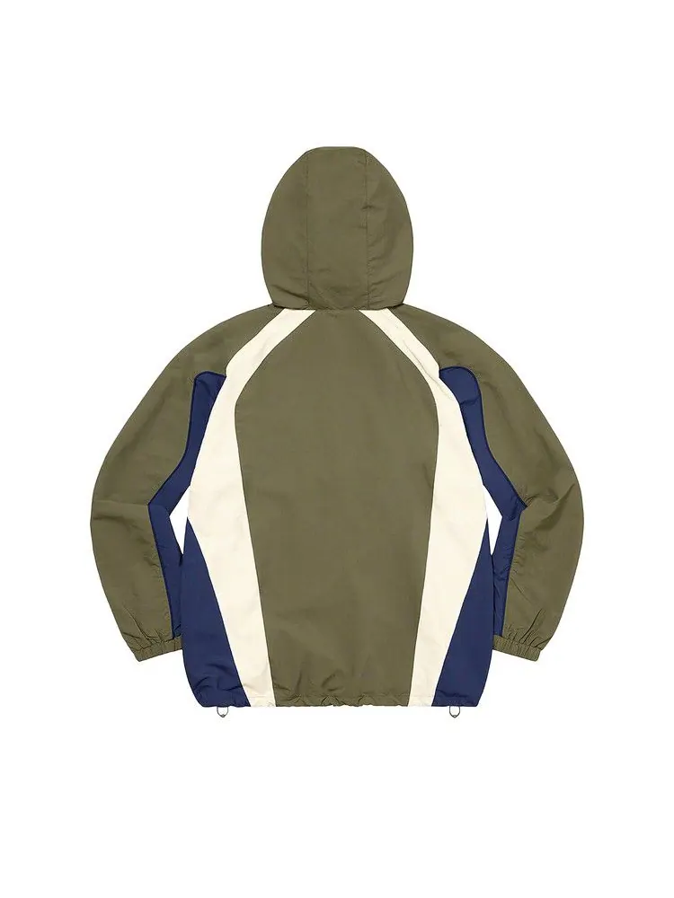 Пуловер Supreme Paneled Half Zip Pullover — изображение 2 из 2, оливковый