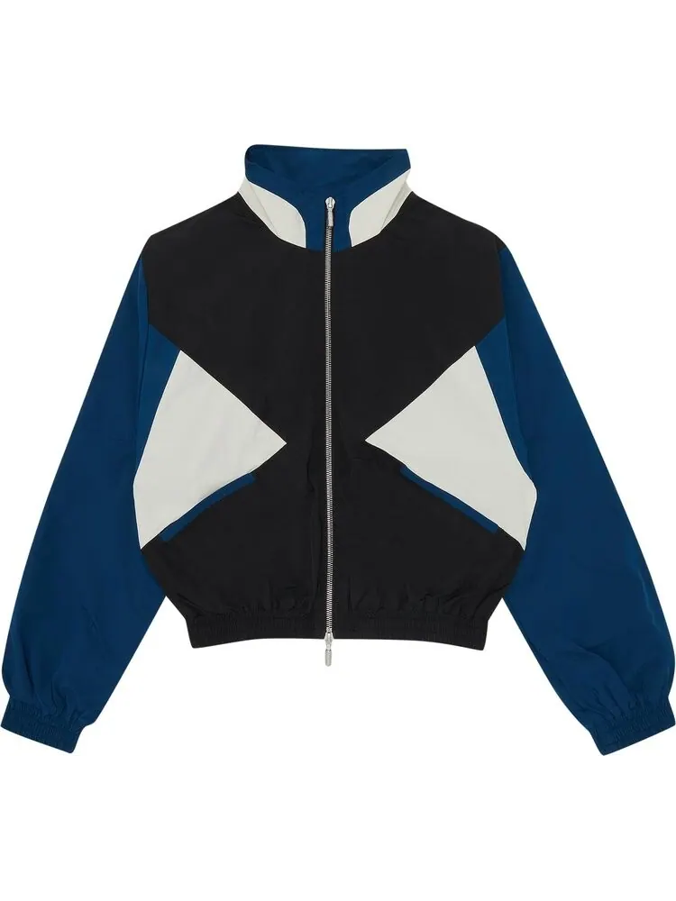 Куртка Rhude Color Blocked Track Jacket 'Black/Slate'