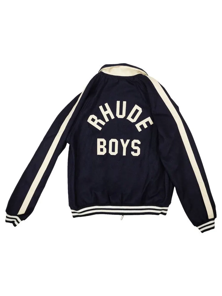 Бомбер Rhude Signature Bomber — изображение 2 из 3, темно-синий