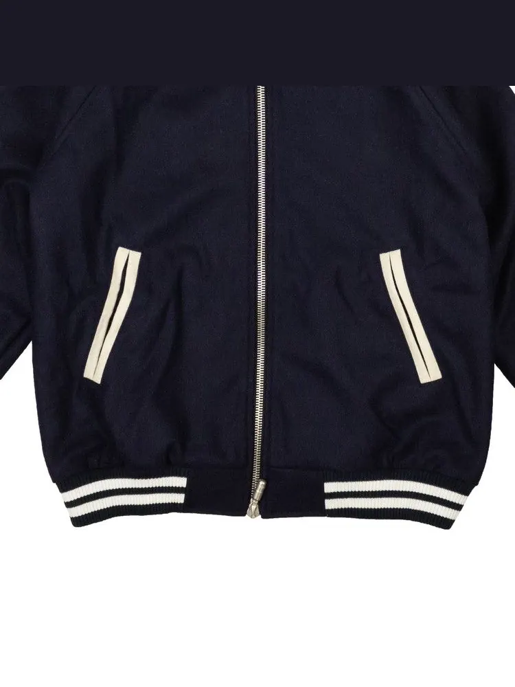 Бомбер Rhude Signature Bomber — изображение 3 из 3, темно-синий