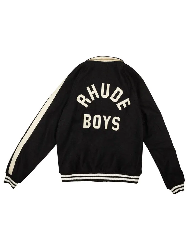 Бомбер Rhude Signature Bomber — изображение 2 из 3, черный