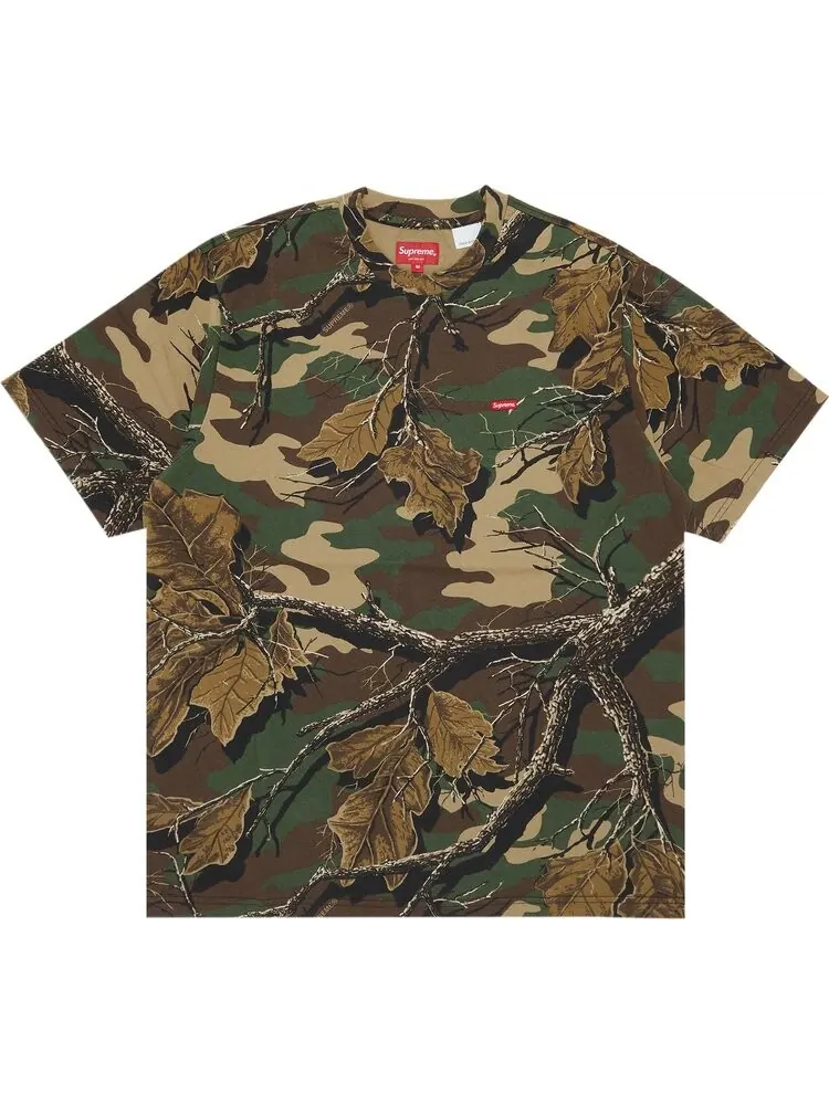 Футболка Supreme Small Box Tee 'Branch Woodland Camo' — изображение 1 из 3, мульти