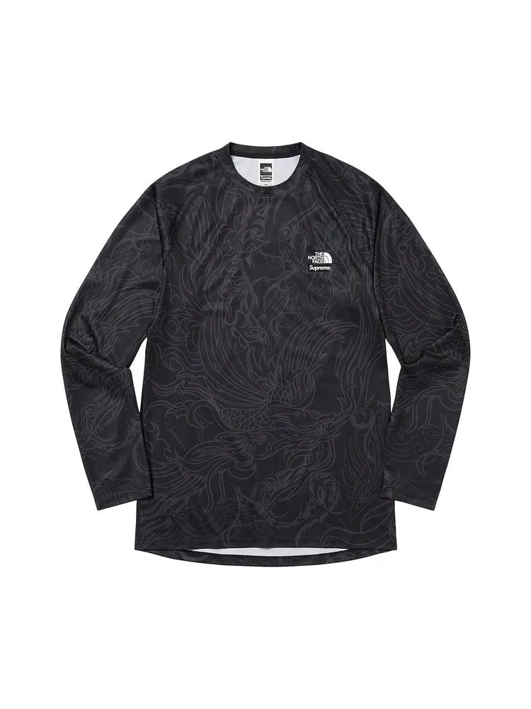 Топ Supreme x The North Face Base Layer Long-Sleeve Top — изображение 1 из 1, черный