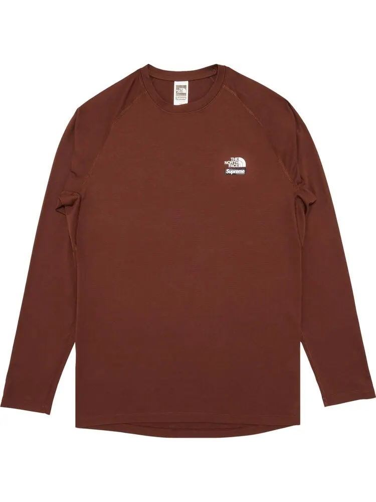 Лонгслив Supreme x The North Face Base Layer Long-Sleeve Top 'Brown' — изображение 1 из 3, коричневый