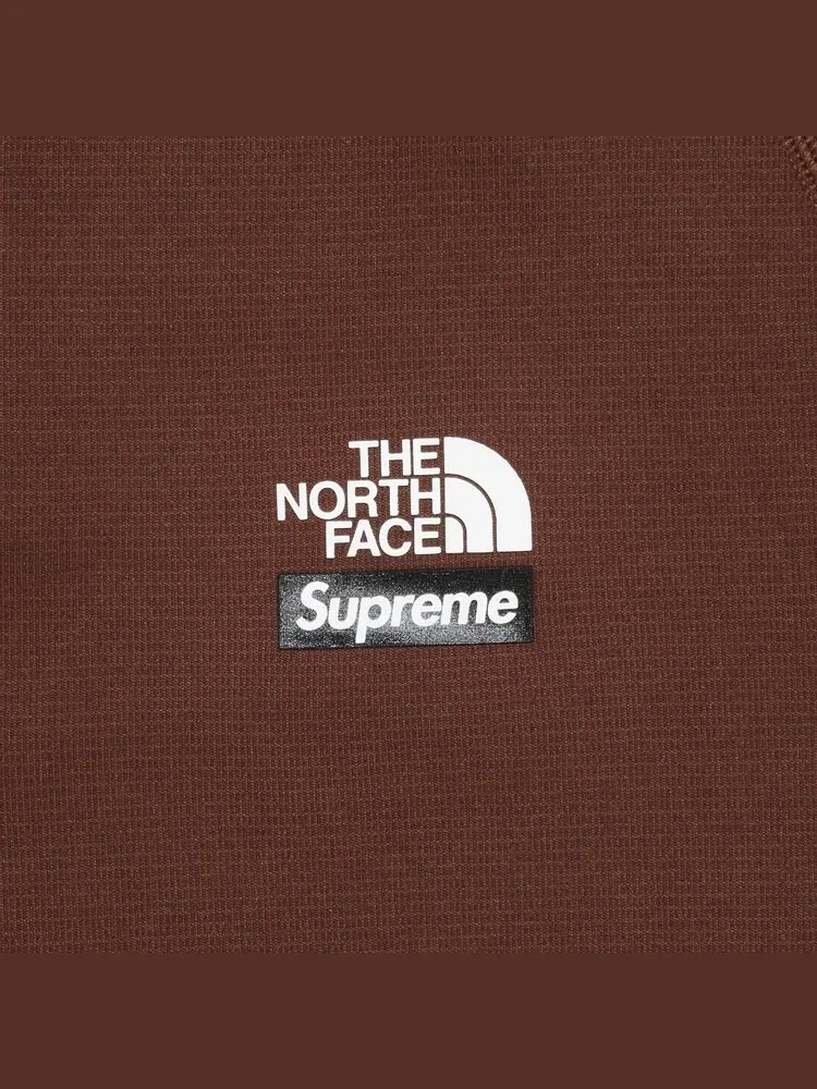 Лонгслив Supreme x The North Face Base Layer Long-Sleeve Top 'Brown' — изображение 3 из 3, коричневый