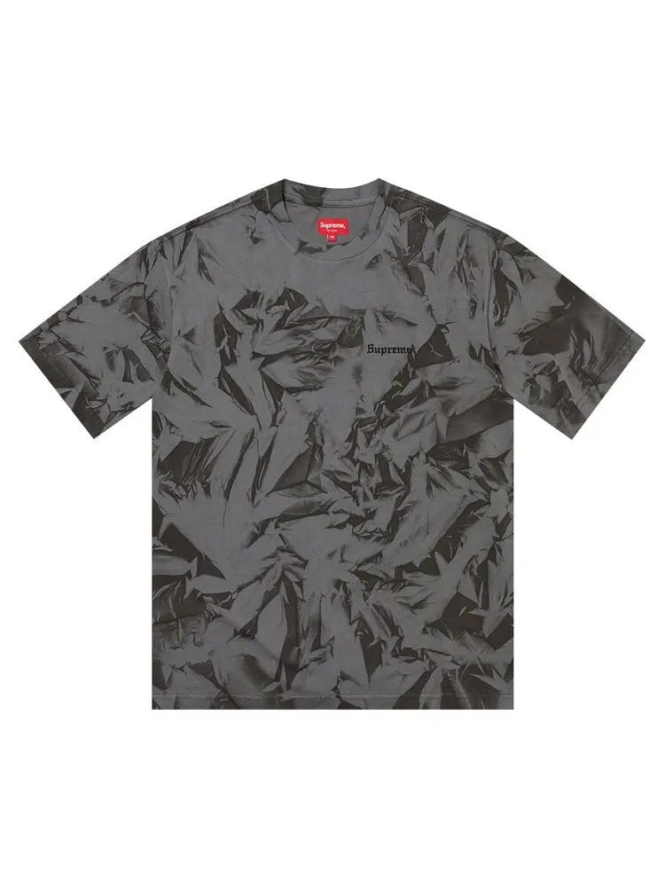 Топ Supreme Creases Short-Sleeve Top Grey — изображение 1 из 1, серый
