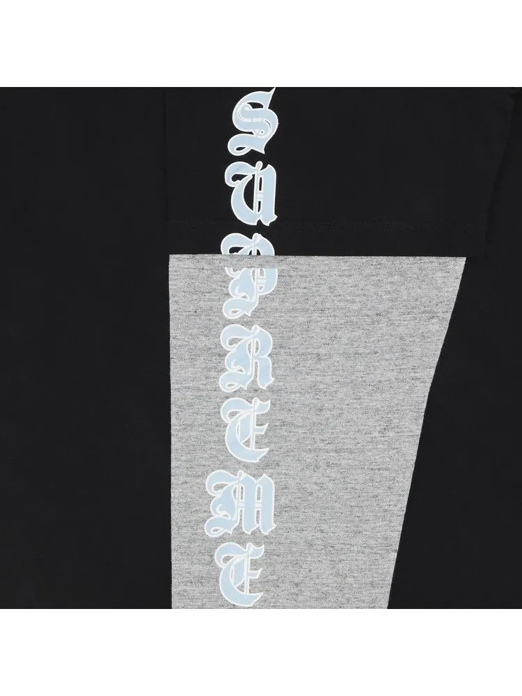 Худи Supreme Layered Hooded Long-Sleeve Top 'Black' — изображение 3 из 3, черный