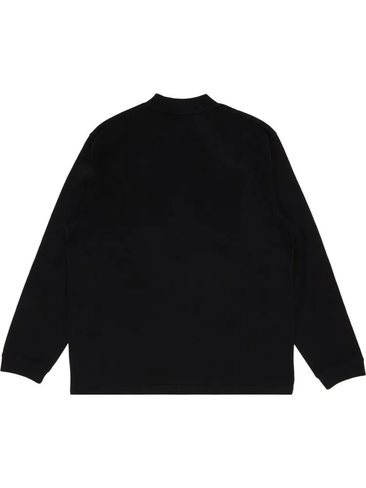 Лонгслив Supreme Mock Neck Long-Sleeve Top 'Black' — изображение 2 из 3, черный