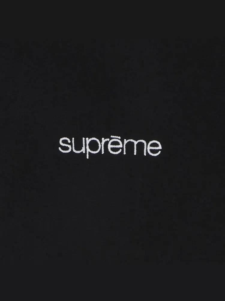 Лонгслив Supreme Mock Neck Long-Sleeve Top 'Black' — изображение 3 из 3, черный