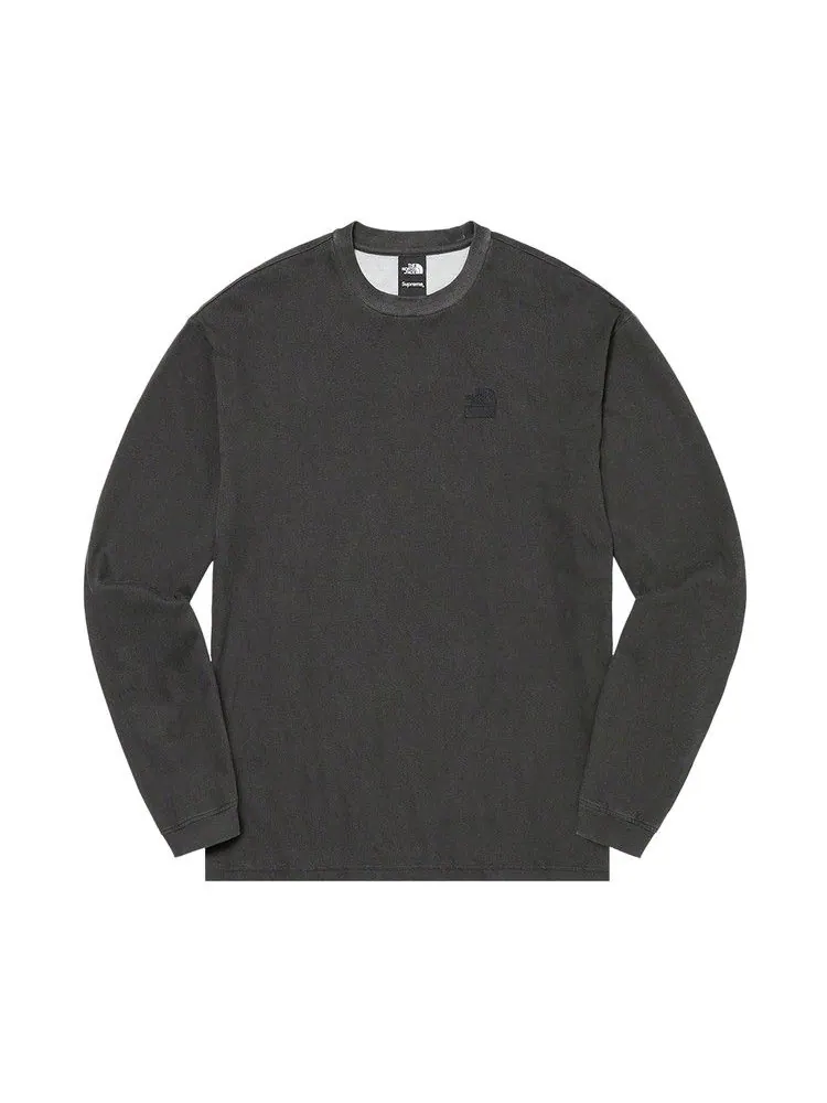 Топ Supreme x The North Face Pigment Printed Long-Sleeve Top — изображение 1 из 1, черный