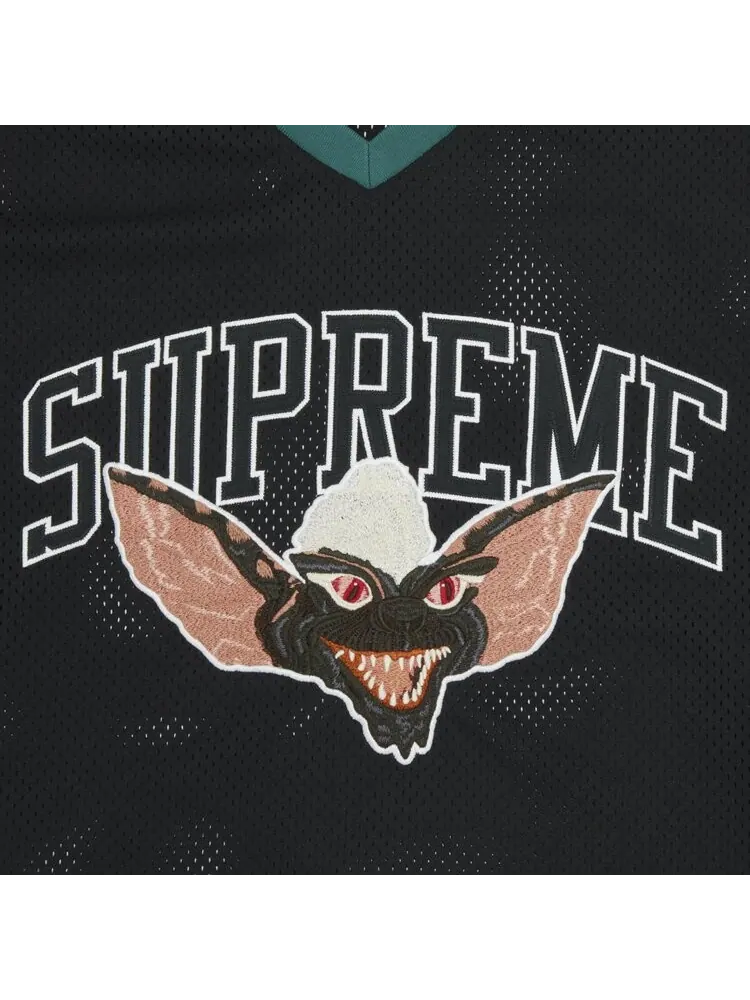 Футболка Supreme Gremlins Hockey Jersey 'Black' — изображение 3 из 3, черный