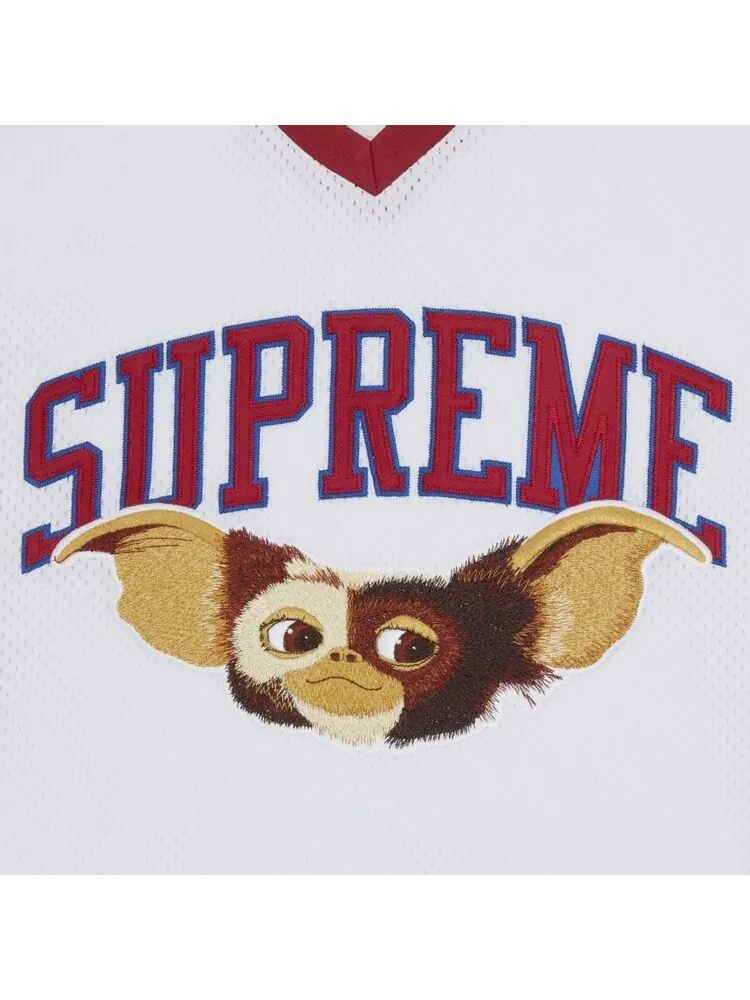 Футболка Supreme Gremlins Hockey Jersey 'White' — изображение 3 из 3, белый