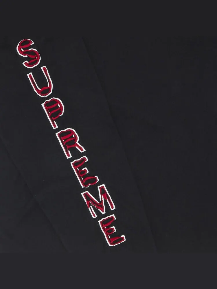 Лонгслив Supreme Cut Out Long-Sleeve Top 'Black' — изображение 3 из 3, черный