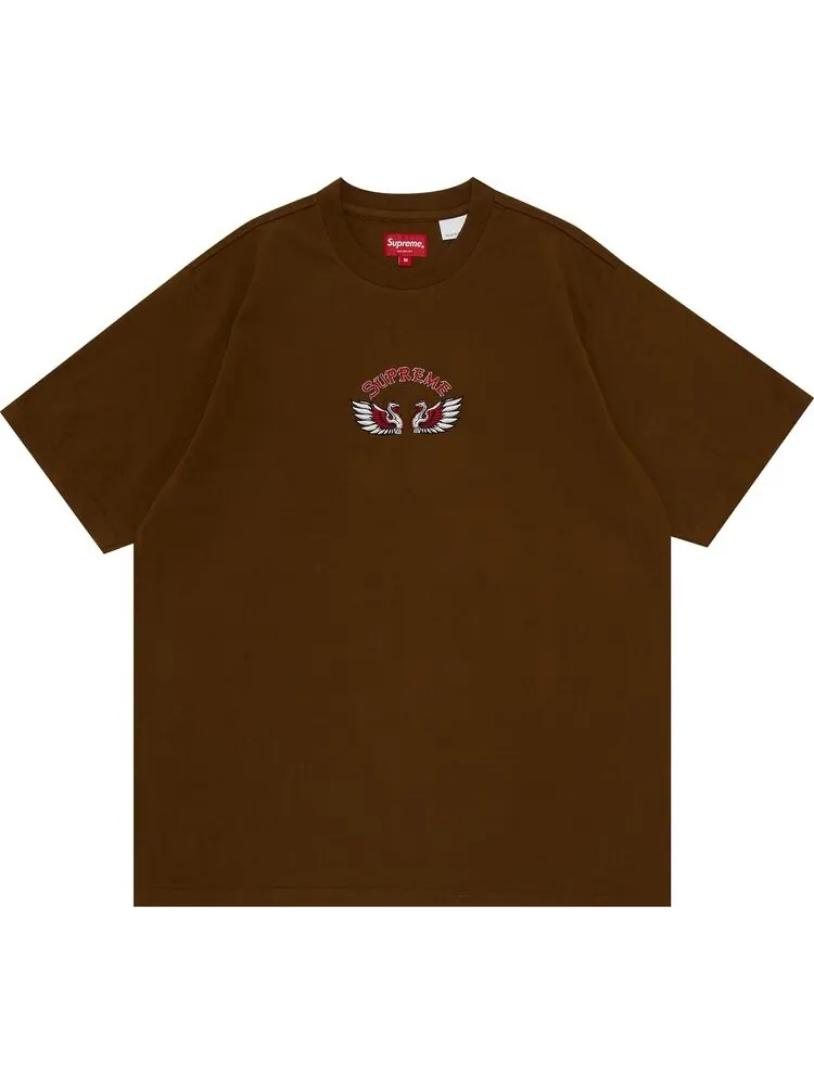 Футболка Supreme Phoenix Short-Sleeve Top 'Brown' — изображение 1 из 3, коричневый