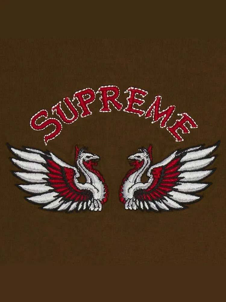 Футболка Supreme Phoenix Short-Sleeve Top 'Brown' — изображение 3 из 3, коричневый