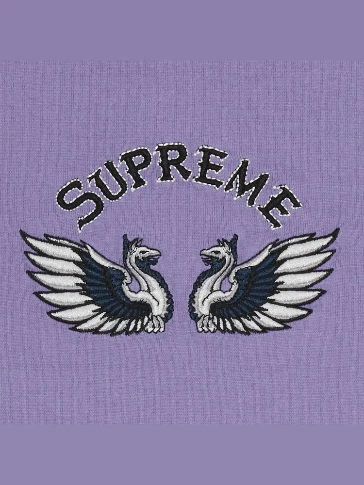 Футболка Supreme Phoenix Short-Sleeve Top 'Lilac' — изображение 3 из 3, фиолетовый