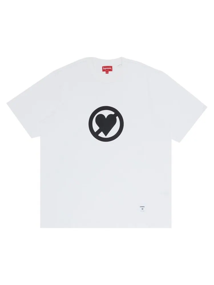 Футболка Supreme No Love Short-Sleeve Top 'White' — изображение 1 из 3, белый