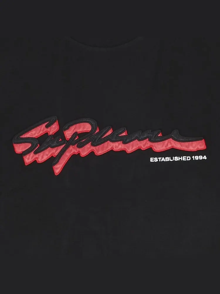 Футболка Supreme Shadow Script Short-Sleeve Top 'Black' — изображение 3 из 3, черный