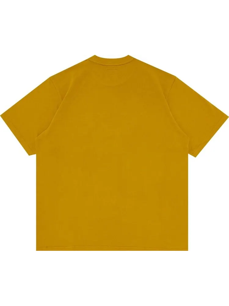 Футболка Supreme Shadow Script Short-Sleeve Top 'Dusty Yellow' — изображение 2 из 3, желтый