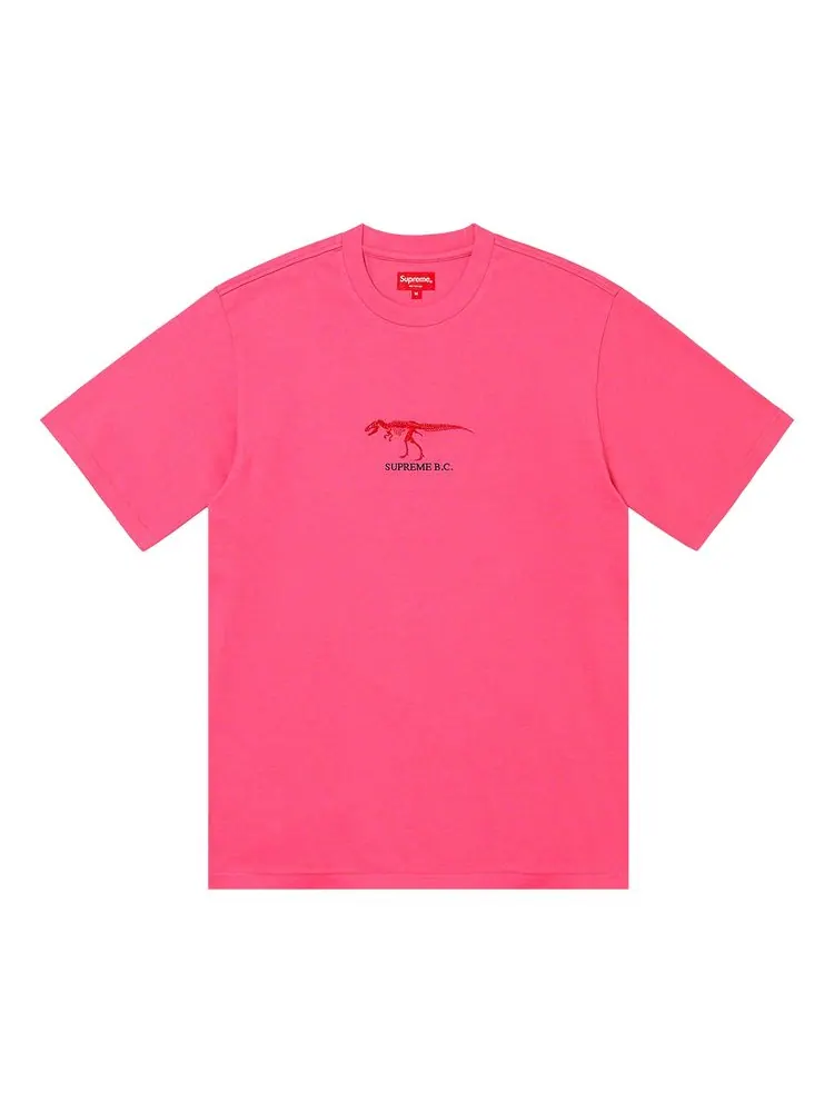 Топ Supreme B.C. Short-Sleeve Top 'Bright Pink' — изображение 1 из 1, яркий розовый