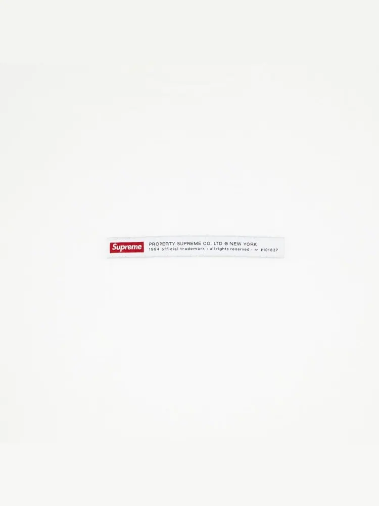 Футболка Supreme Property Label Short-Sleeve Top 'White' — изображение 3 из 3, белый