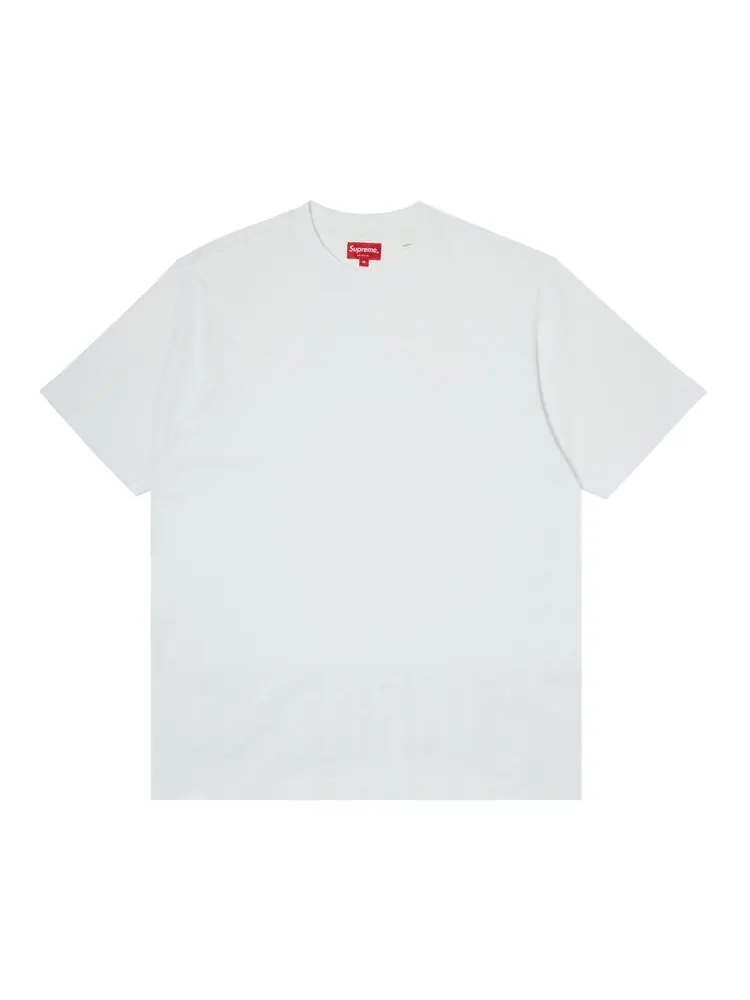 Футболка Supreme Contrast Appliqué Short-Sleeve Top 'White' — изображение 1 из 3, белый
